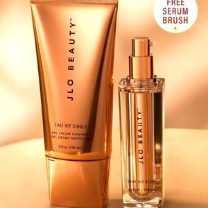 JLo face cleanse and face moisturizer